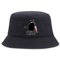 Black Cat & Knife Bucket Hat