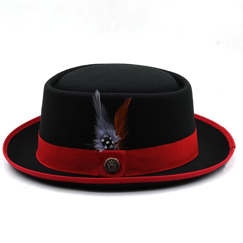 Charleroy Feather Porkpie Hat