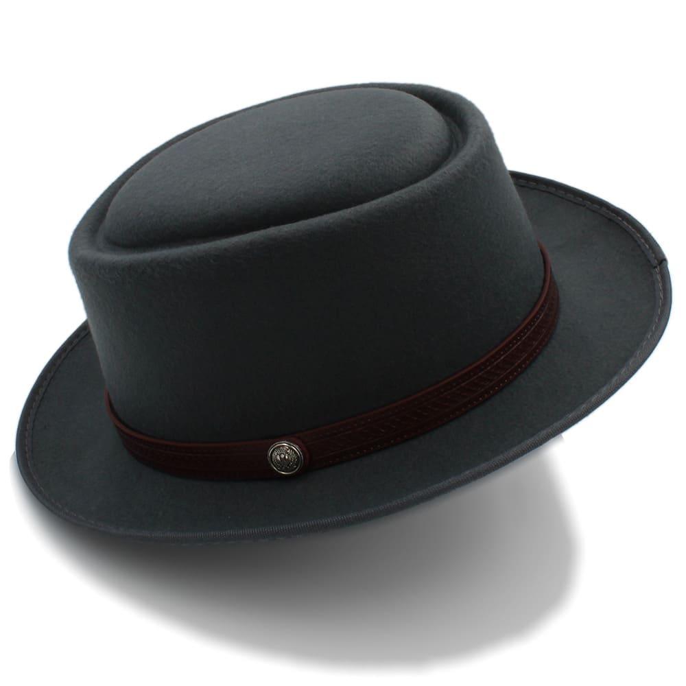 Doyle Plain Wool Porkpie Hat