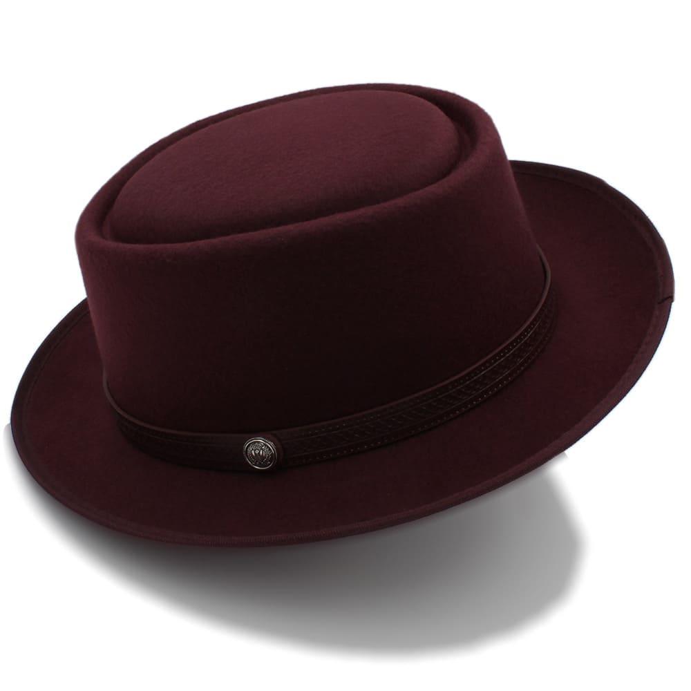 Doyle Plain Wool Porkpie Hat