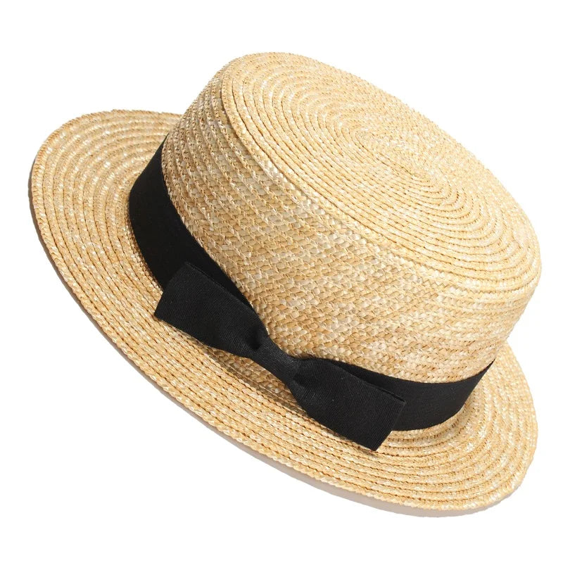 Eivissa Summer Straw Boater Hat