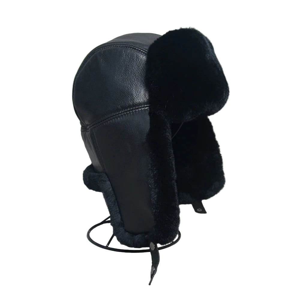 Gorki Genuine Leather Trapper Bomber Hat