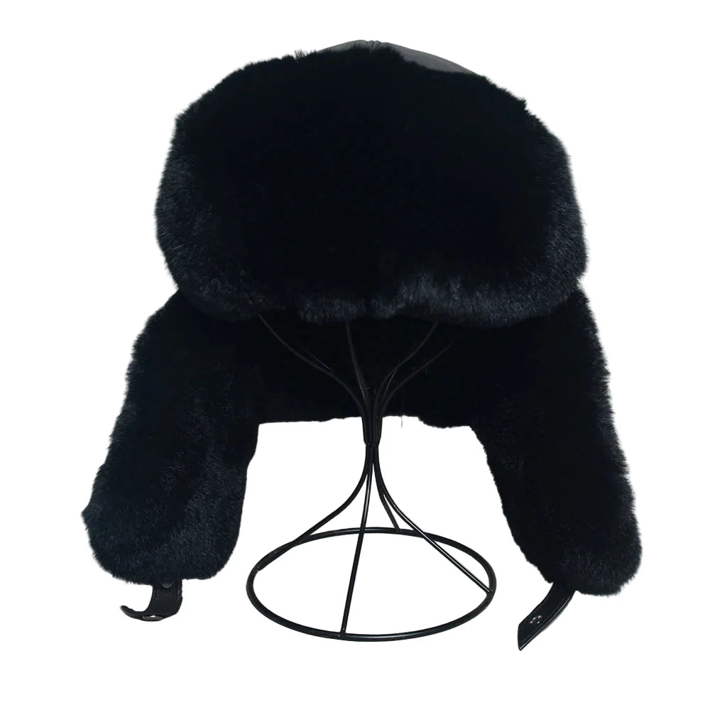Gorki Genuine Leather Trapper Bomber Hat