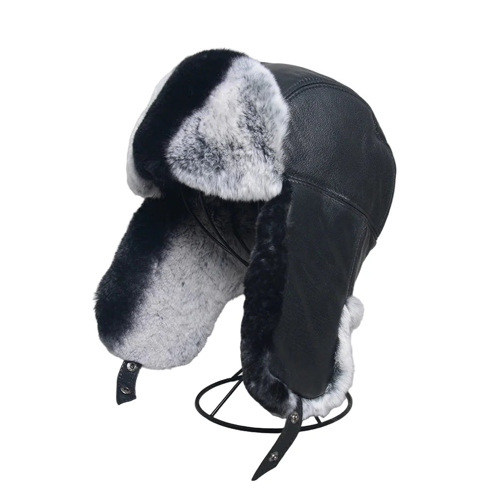 Gorki Genuine Leather Trapper Bomber Hat
