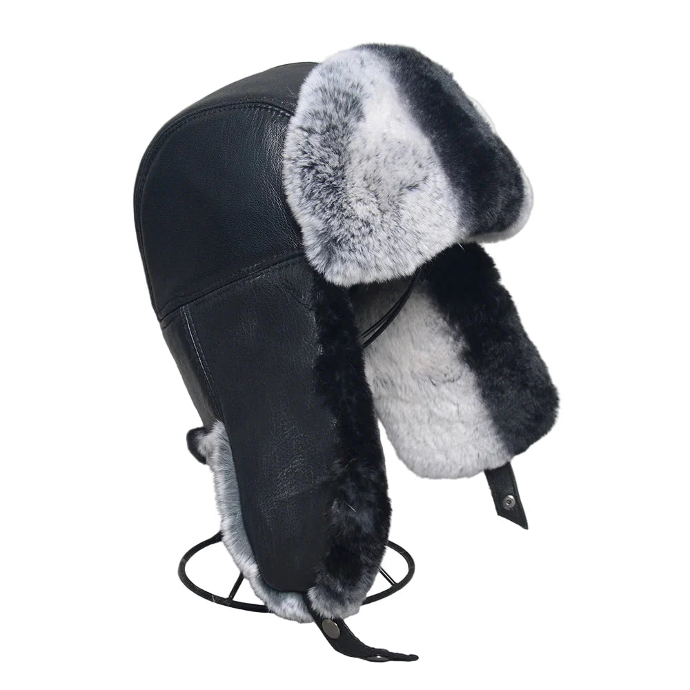 Gorki Genuine Leather Trapper Bomber Hat
