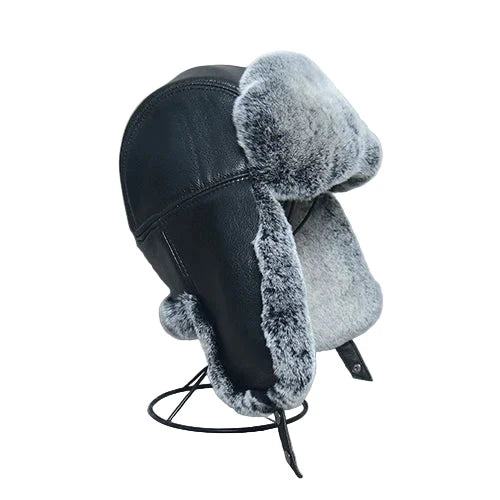 Gorki Genuine Leather Trapper Bomber Hat