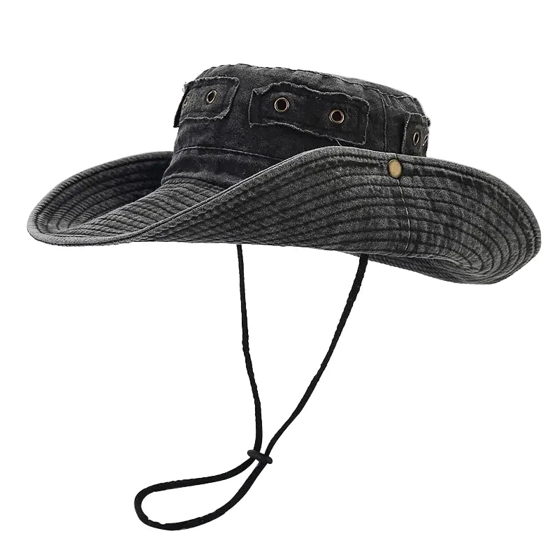 Indiana Washed Cotton Fisherman Bucket Hat