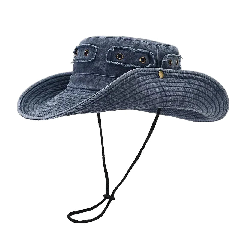 Indiana Washed Cotton Fisherman Bucket Hat