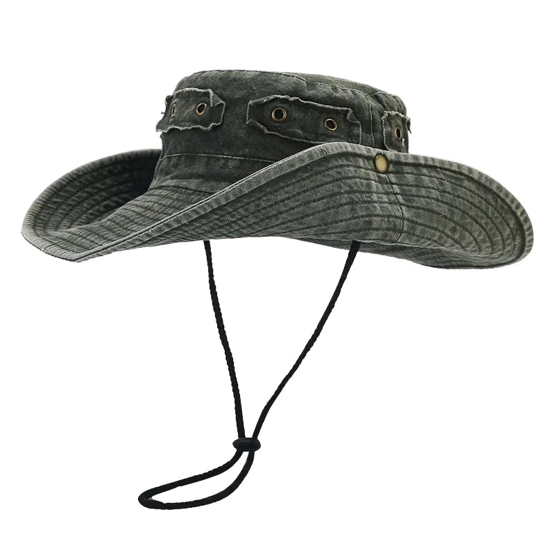 Indiana Washed Cotton Fisherman Bucket Hat