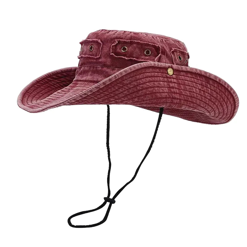 Indiana Washed Cotton Fisherman Bucket Hat