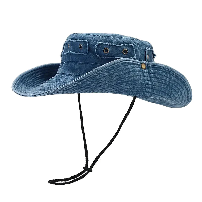 Indiana Washed Cotton Fisherman Bucket Hat