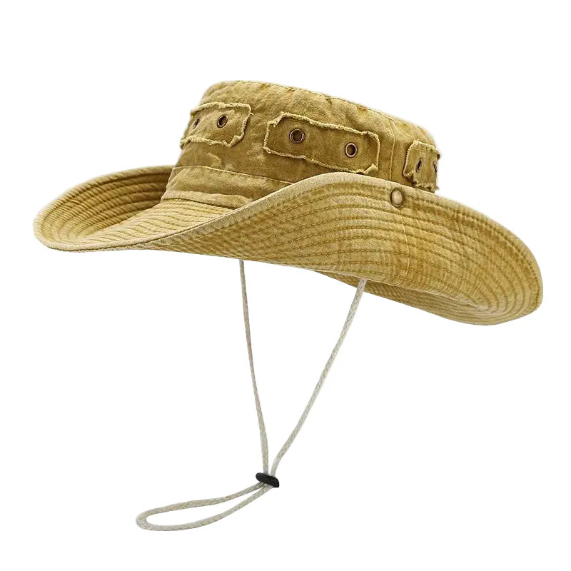 Indiana Washed Cotton Fisherman Bucket Hat
