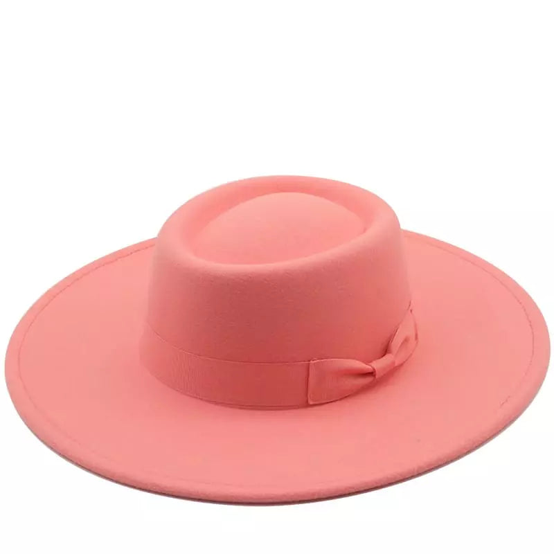 Lyss Wide Brimmed Porkpie Hat