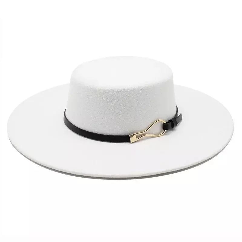 Malmedy Wide Brimmed Cotton Boater Hat