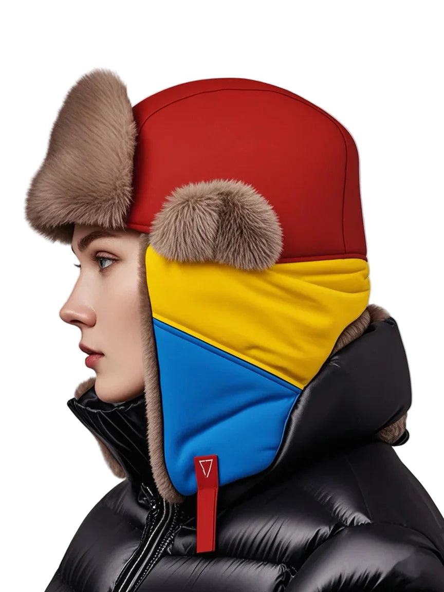 Stenmark Waterproof Winter Skiing Fur Bomber Hat