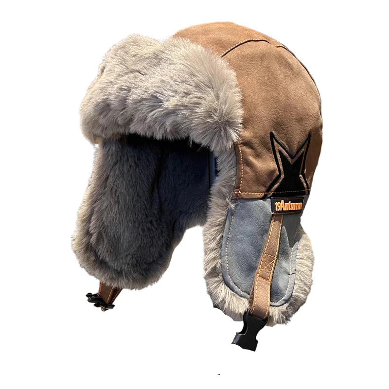 The Northern Star Winter Leather Bomber Hat