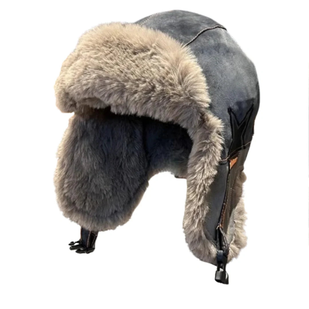 The Northern Star Winter Leather Bomber Hat