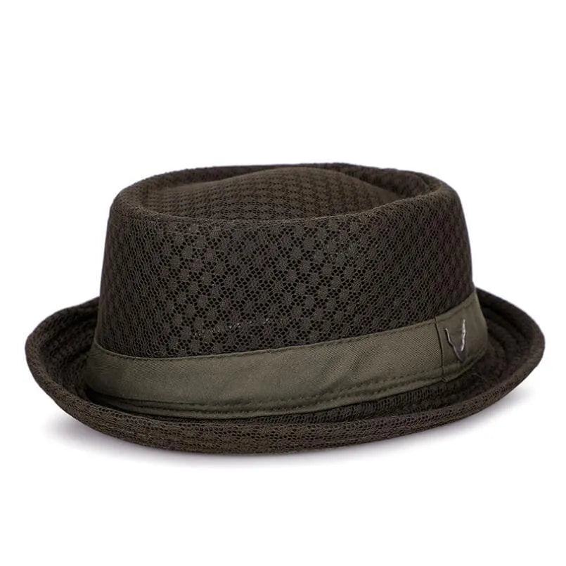 Vinci British Mesh Porkpie Hat