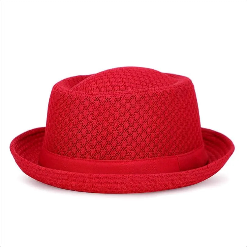 Vinci British Mesh Porkpie Hat