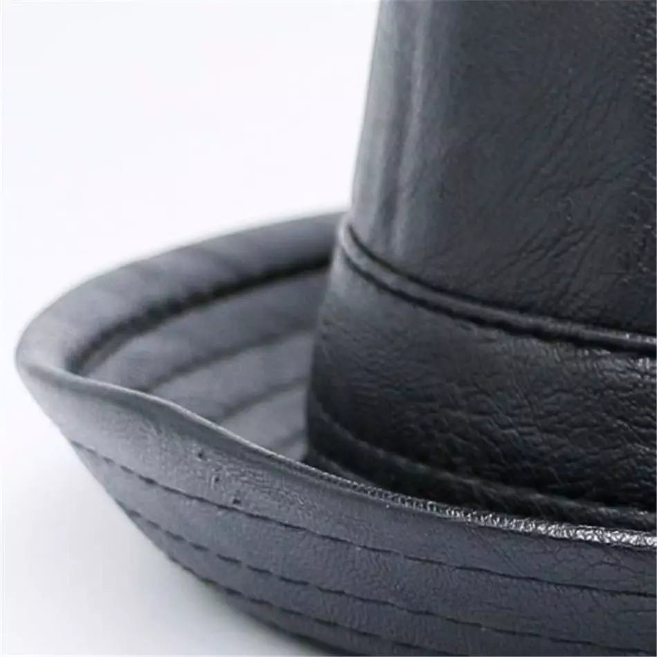 Walt Vintage Leather Porkpie Hat