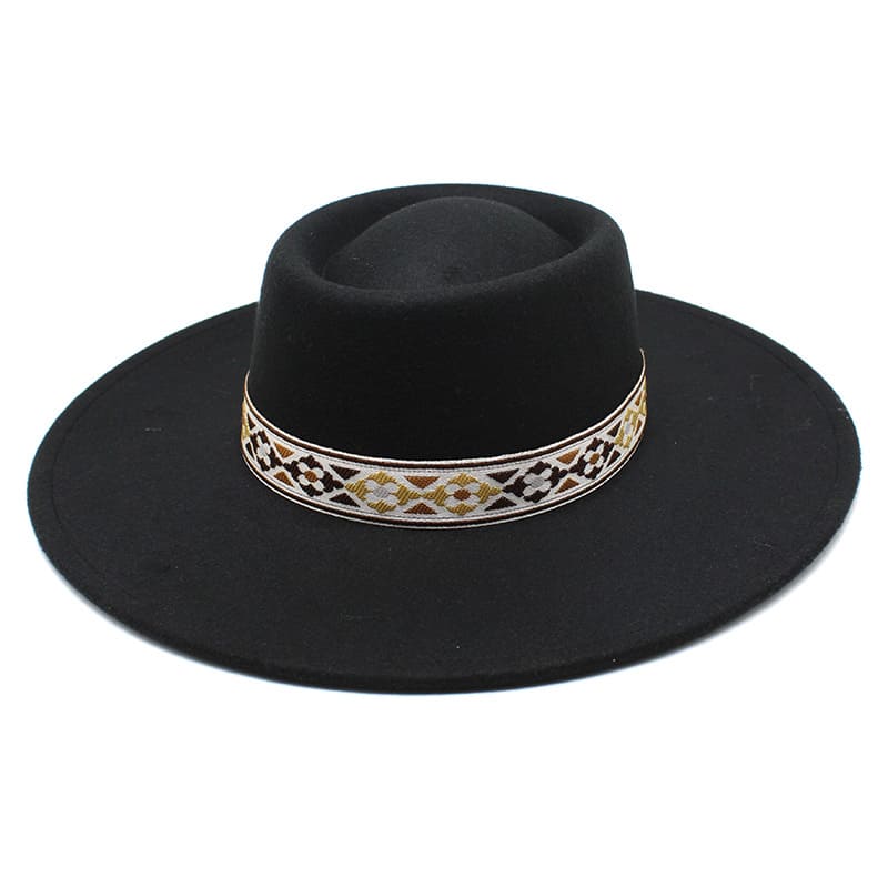 Zurich Wide Brimmed Porkpie Hat